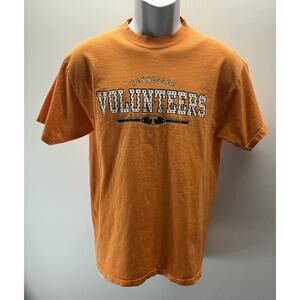 Vintage Tennessee Volunteers T Shirt Men's Size Medium Orange College AIS Sports